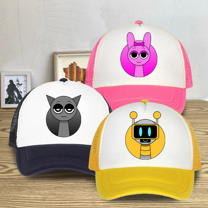 Street Fashion Kids - Sprunki Summer Mesh Baseball Cap Boys