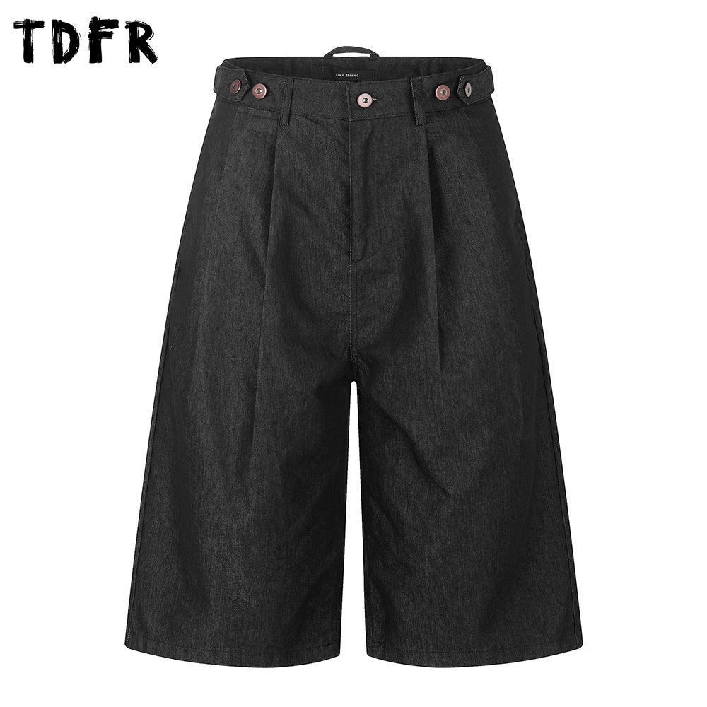 Cargo Pant Wide - Pleated Cargo Pants Mens Pocket Solid