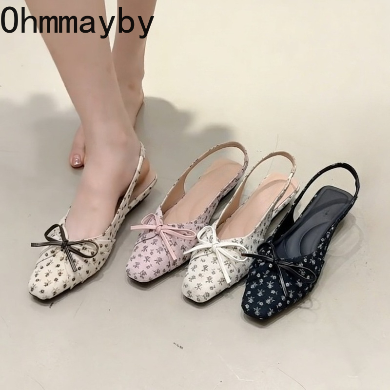 Street Fashion Lady - Summer Polka Dot Butterfly-knot Women Sandals