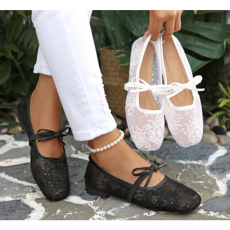 Street Fashion Rome - 2026 Spring Lace Women Mary Jane