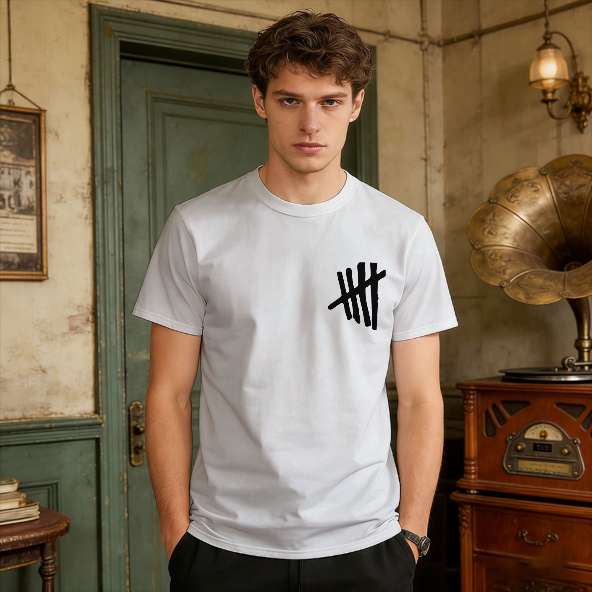 Street Fashion Logo - Men 5sos Logo T-Shirts 5sos Cotton