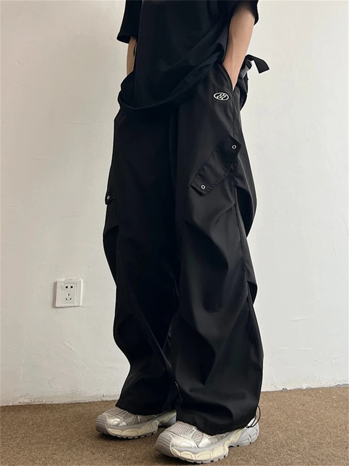 Black Cartoon Cargo Pants Men  - Cargo Pant Wide 评论和价格