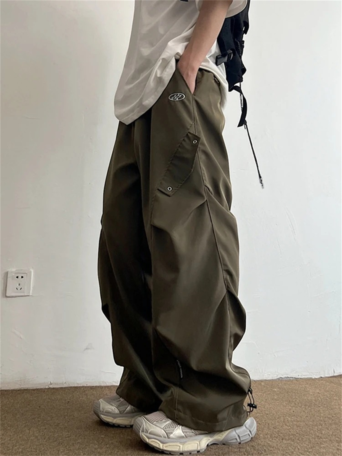 Black Cartoon Cargo Pants Men  - Cargo Pant Wide 评论和价格