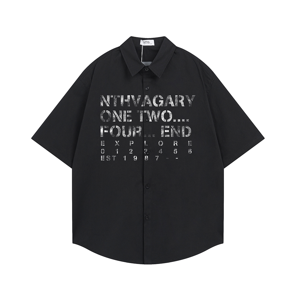 Fashion Letter Print Shirt Sho - Street Fashion Reviews 评论和价格