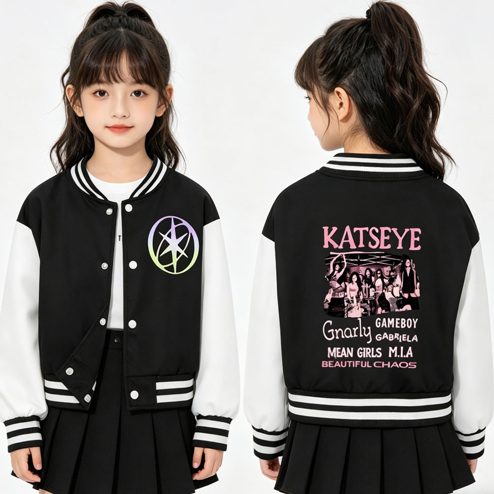 KATSEYE Printing Kids Short Ba - Street Fashion Kids 评论和价格