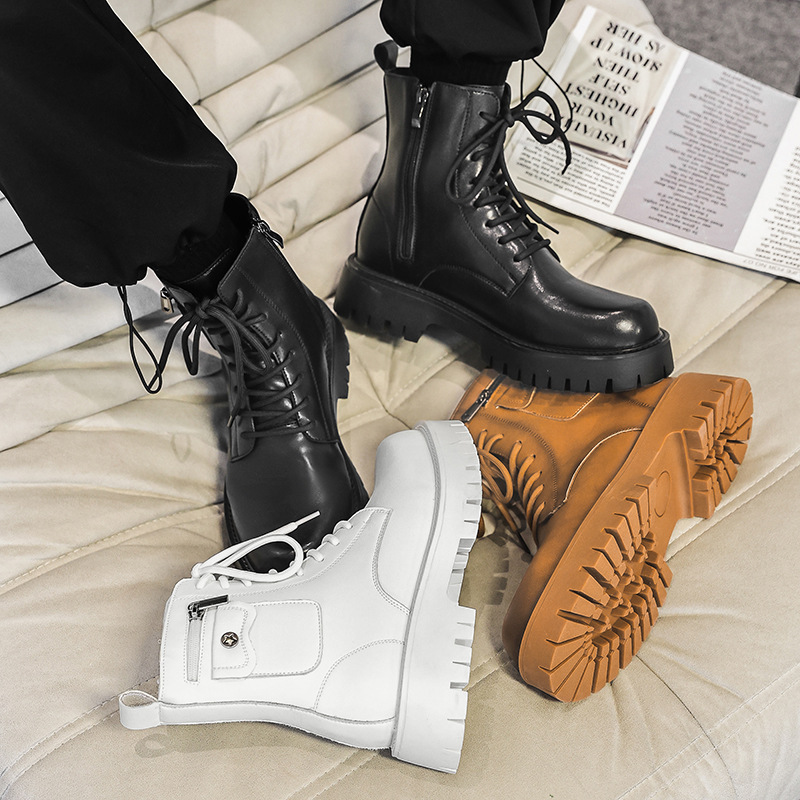 2025 Trend Men Boots Sneakers  - Street Fashion Trends 评论和价格