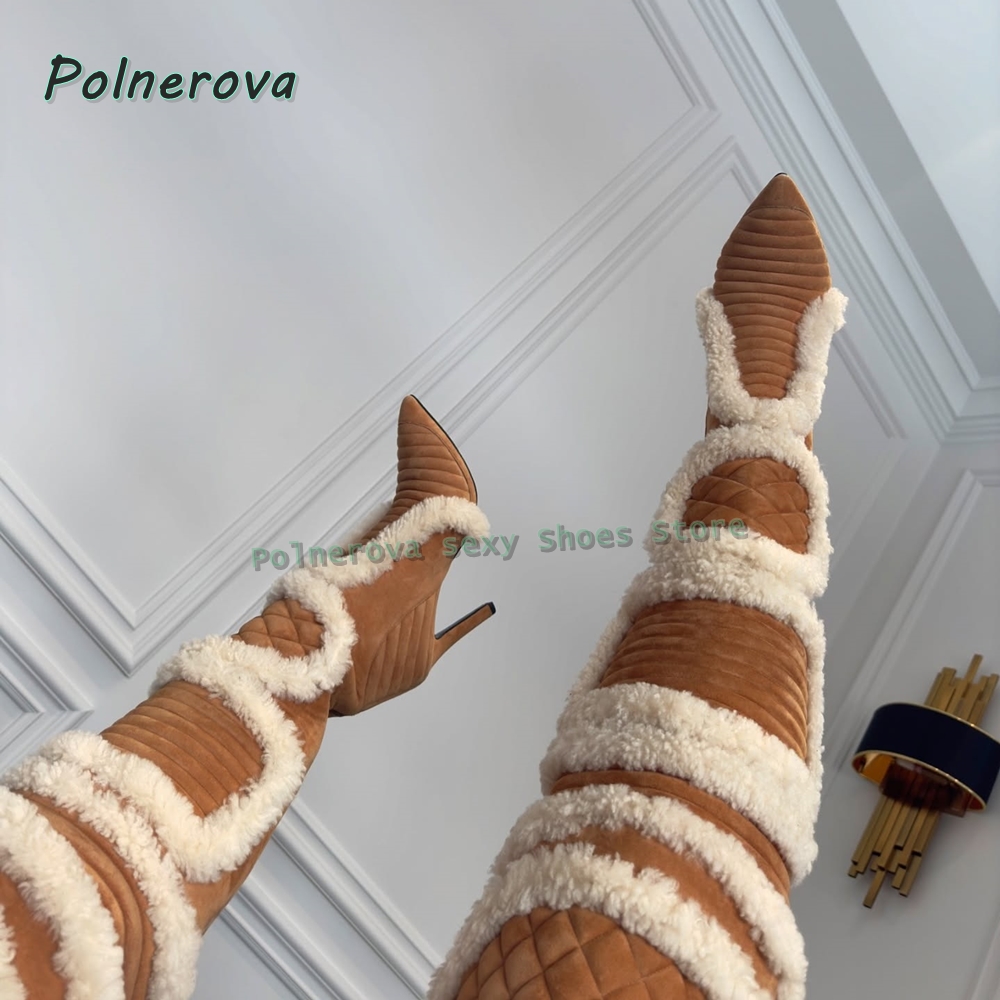 Faux Fur Patchwork Sexy Long B - Street Fashion Trends 评论和价格