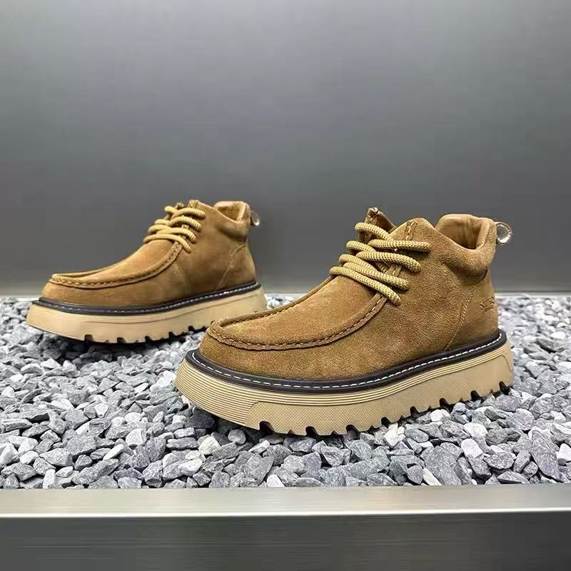 Autum Winter Men Platform Boot - Street Fashion Walk 评论和价格
