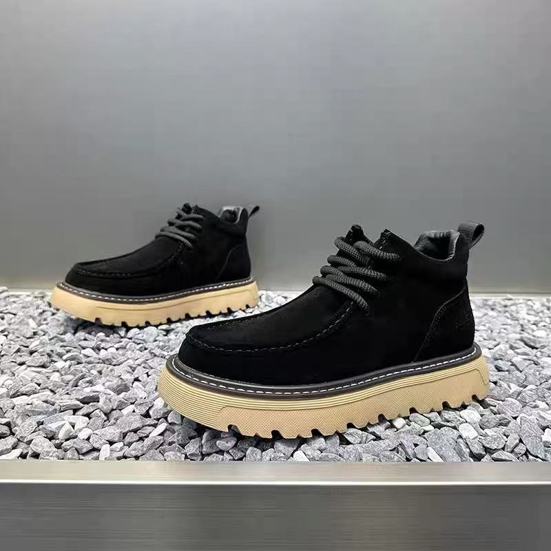 Autum Winter Men Platform Boot - Street Fashion Walk 评论和价格