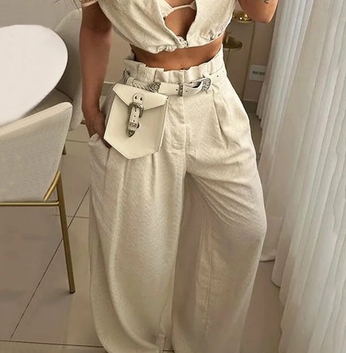 Women Two Piece Pants Set 2025 - Cargo Pant Wide 评论和价格