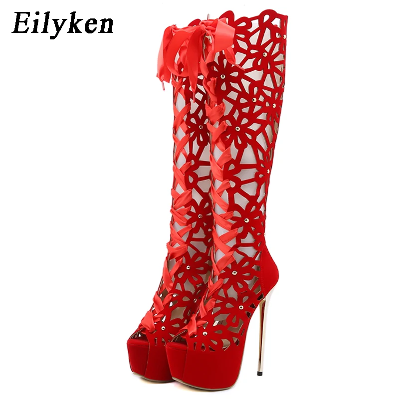 EilyKen Ankle Lace-up Open Toe - Street Fashion Lady 评论和价格