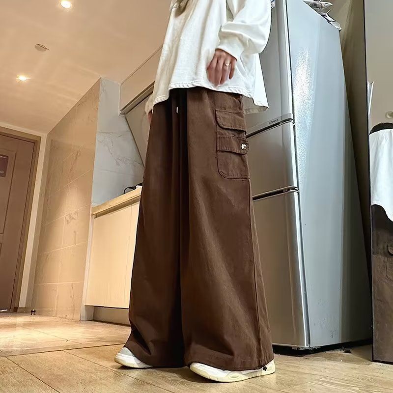 New Spring Summer Men's Retro  - Cargo Pant Wide 评论和价格