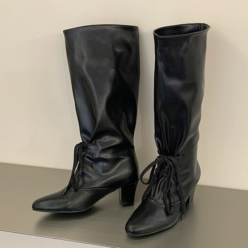 Eilyken Winter Fashion Lace Up - Street Fashion Lady 评论和价格