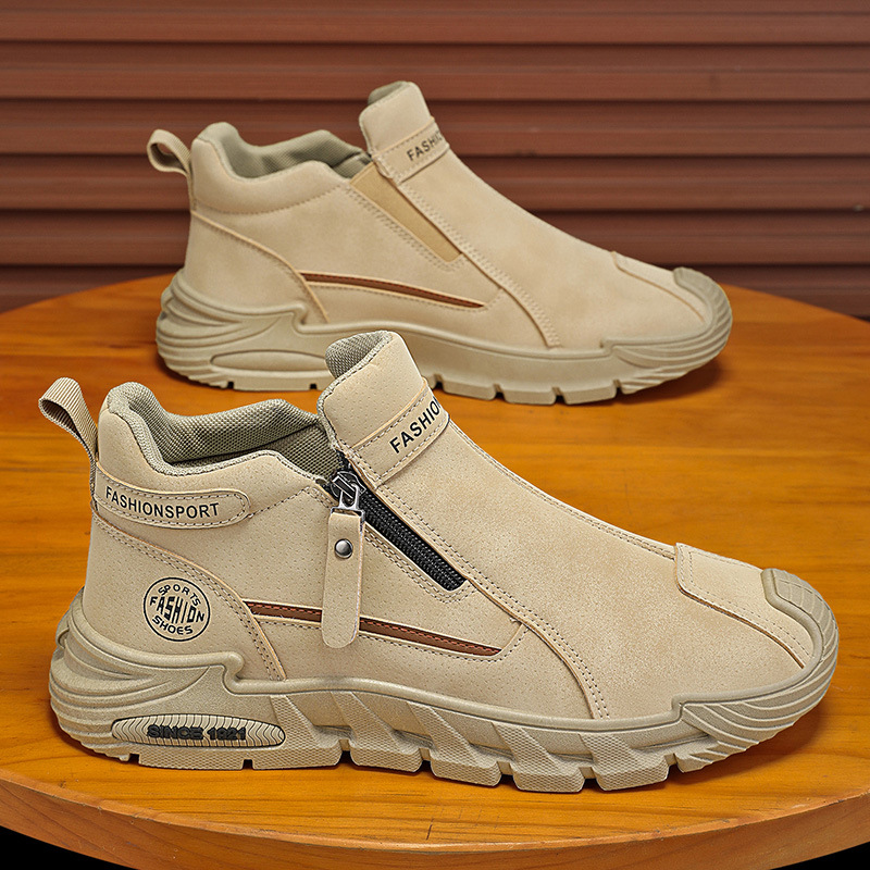 Men's Casual Zipper Closed Sho - Street Fashion Walk 评论和价格