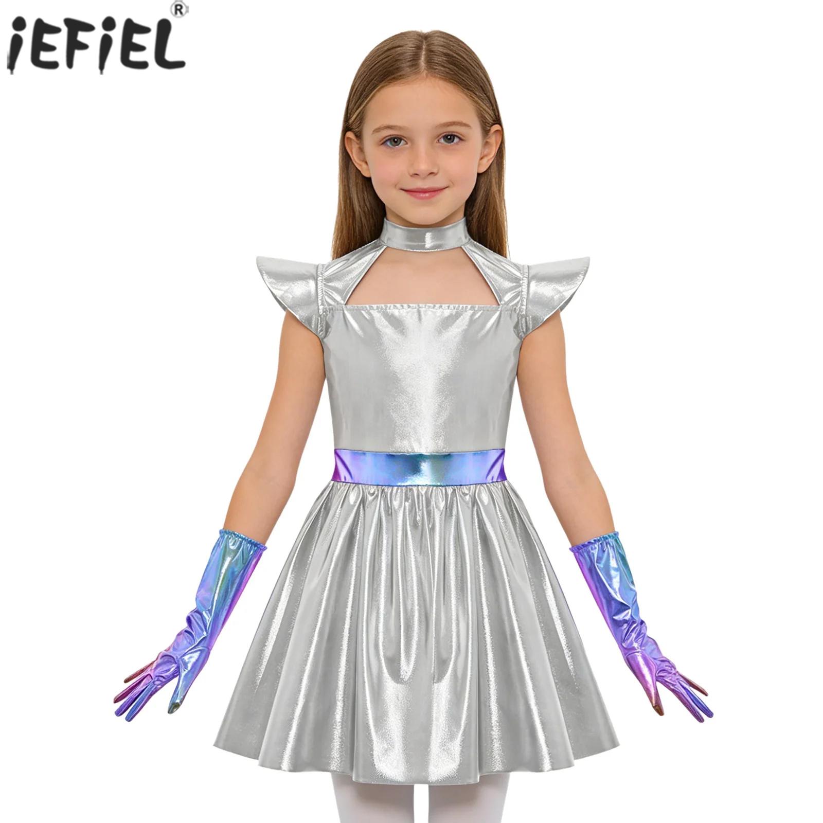 Kids Girls Alien Cosplay Costu - Street Fashion Kids 评论和价格