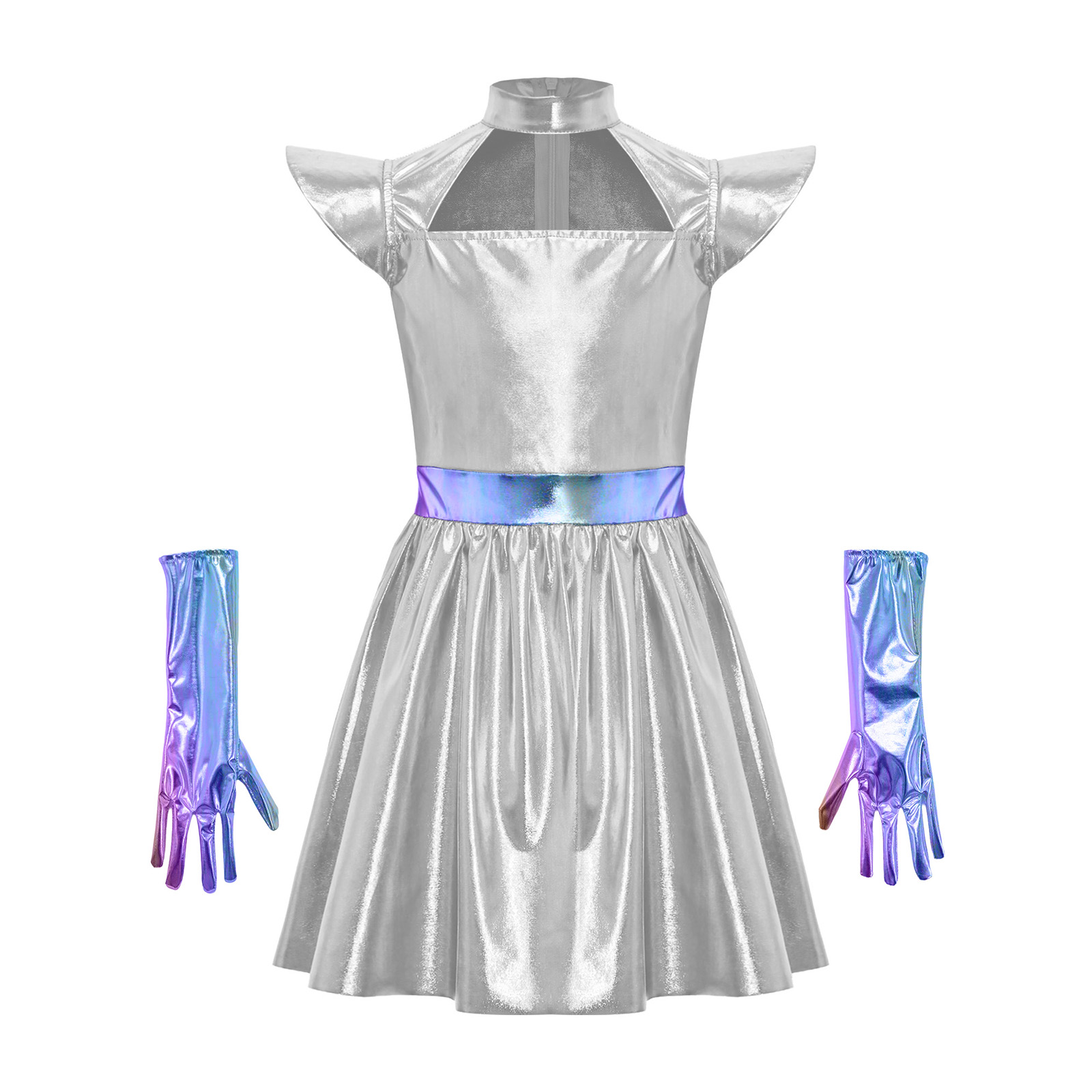 Kids Girls Alien Cosplay Costu - Street Fashion Kids 评论和价格