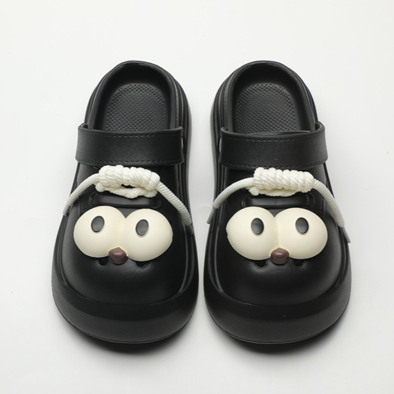 Cute DIY Big Eyes Fashion Clog - Street Fashion Walk 评论和价格