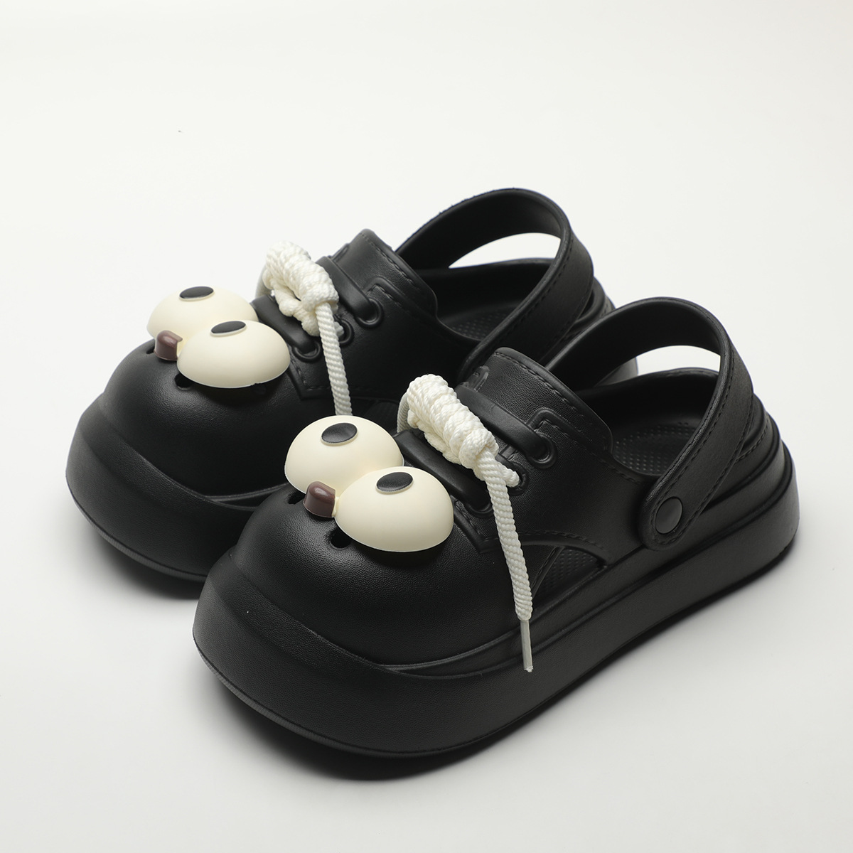 Cute DIY Big Eyes Fashion Clog - Street Fashion Walk 评论和价格