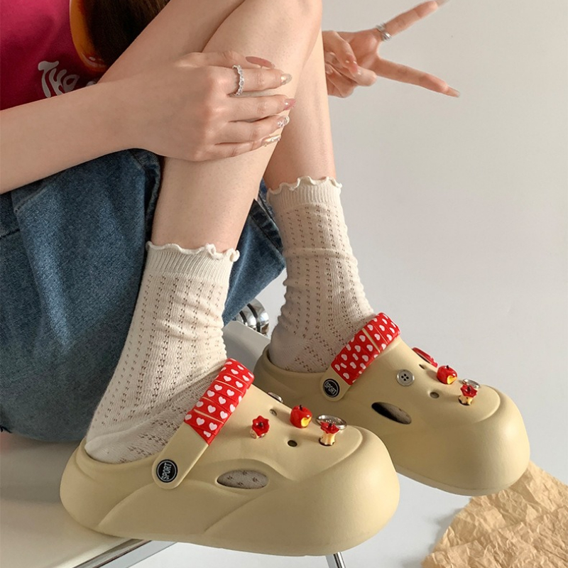 Women Fashion Clogs Indoor Str - Street Fashion Korean 评论和价格