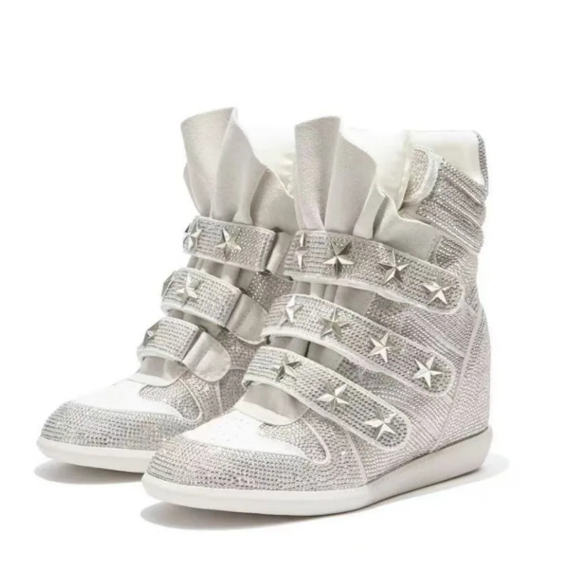 Women’s Rhinestone Ankle Boots - Street Fashion Walk 评论和价格
