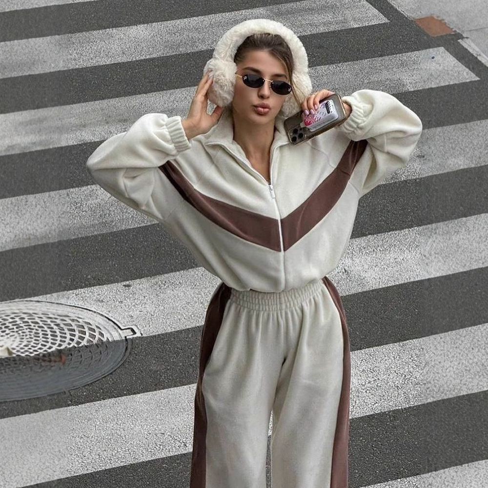 Two Piece Sets Pant Set Tracks - Street Fashion Art 评论和价格