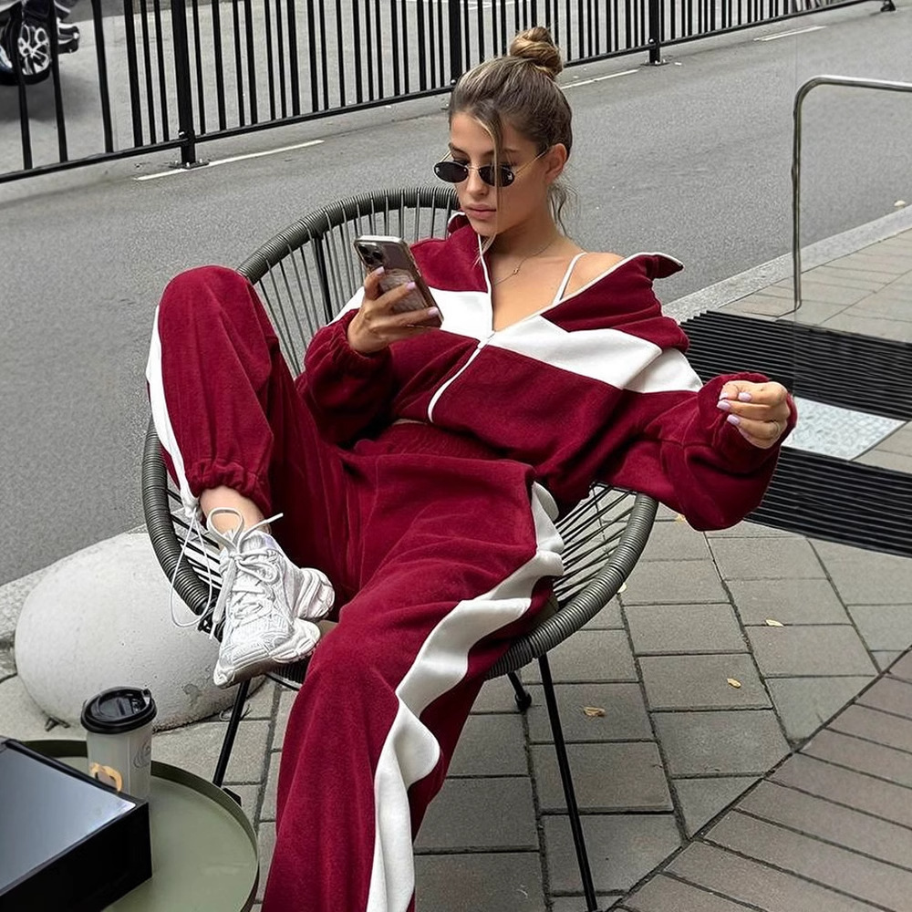 Two Piece Sets Pant Set Tracks - Street Fashion Art 评论和价格