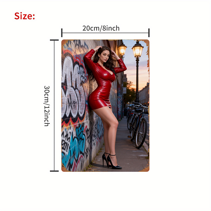 2D Flat Metal Sign - Fashion S - Street Fashion Art 评论和价格