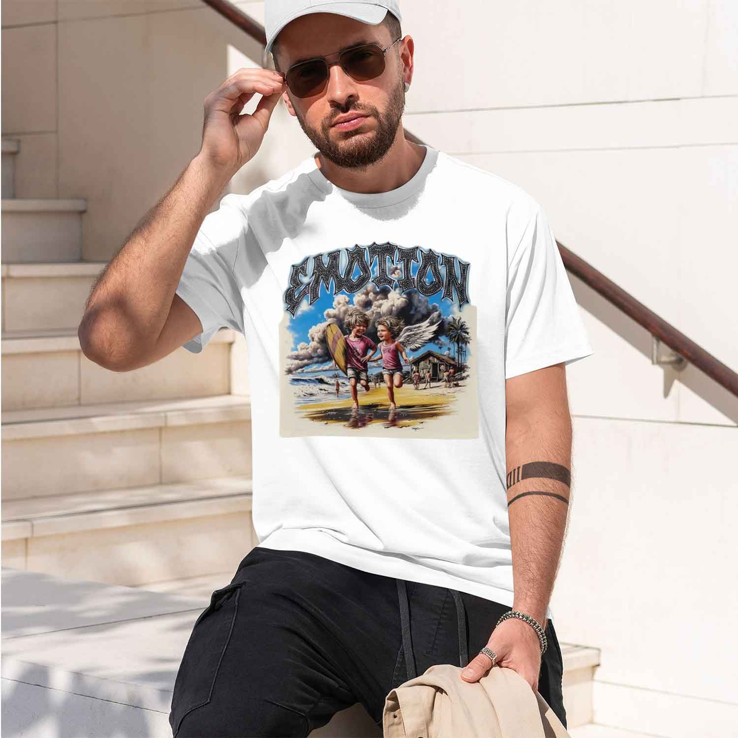 Summer New Men's T-shirt with  - Street Fashion China Models 评论和价格