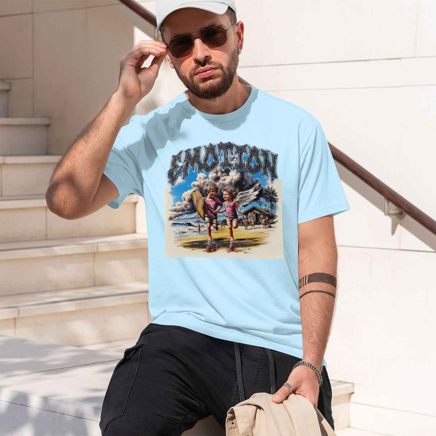 Summer New Men's T-shirt with  - Street Fashion China Models 评论和价格