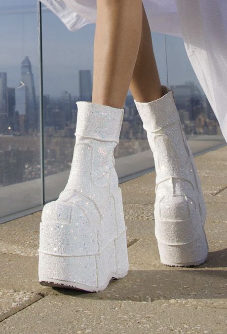 Punk Style Round Toe Mid-Calf  - Street Fashion Lady 评论和价格