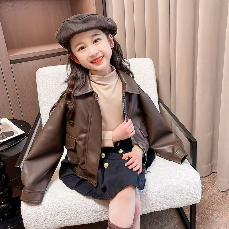 1-14 Years Girls Lapel Short P - Street Fashion Kids 评论和价格