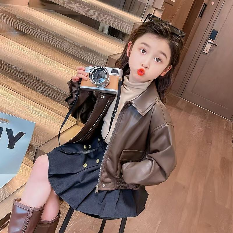 1-14 Years Girls Lapel Short P - Street Fashion Kids 评论和价格
