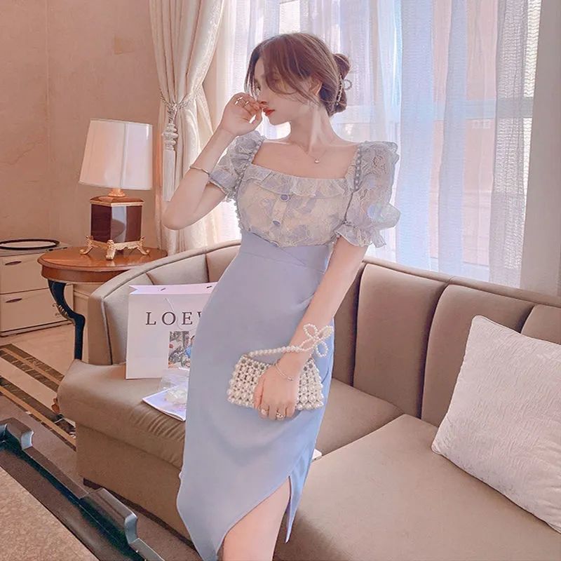 2 Pieces Sets for Women Lace D - Street Fashion Korean 评论和价格