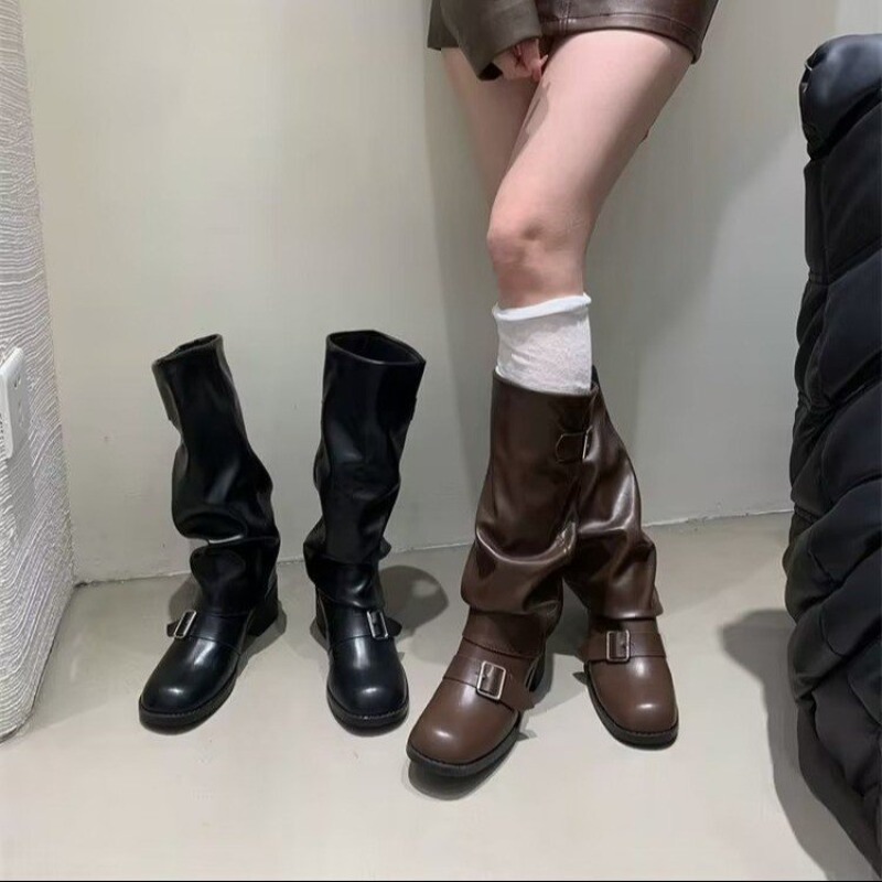 2025Woman Boots Knee High Plat - Street Fashion Trends 评论和价格