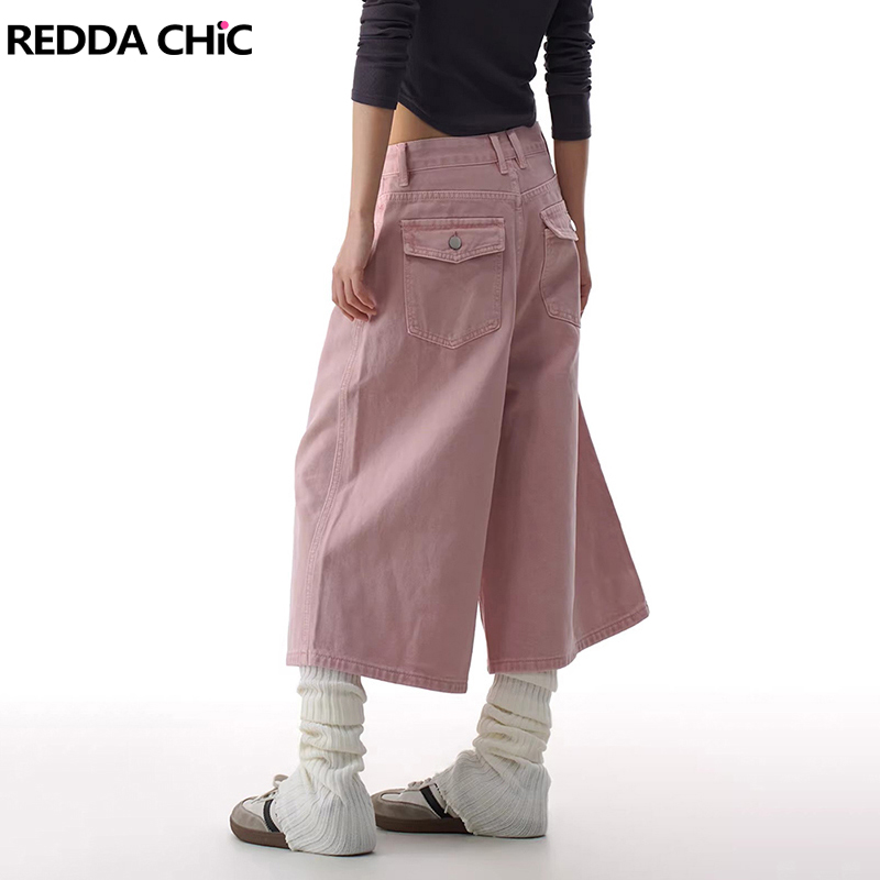 REDDACHiC Pink Cargo Jean Shor - Cargo Pant Wide 评论和价格