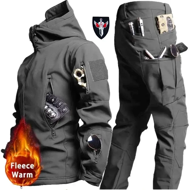 5XL 6XL Outdoor Skin Warmth Se - Camo Pattern Set 评论和价格