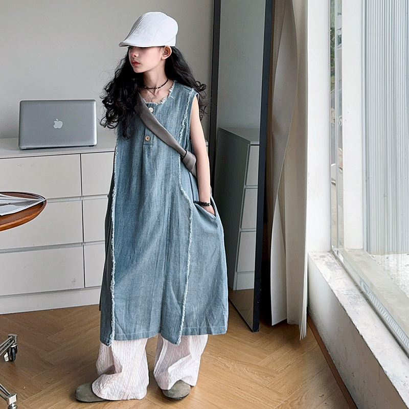 Loose Style Kids Luxury Summer - Street Fashion Kids 评论和价格
