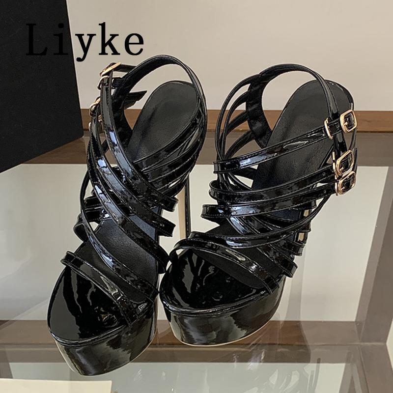 Liyke Summer 17CM Super High H - Street Fashion Lady 评论和价格
