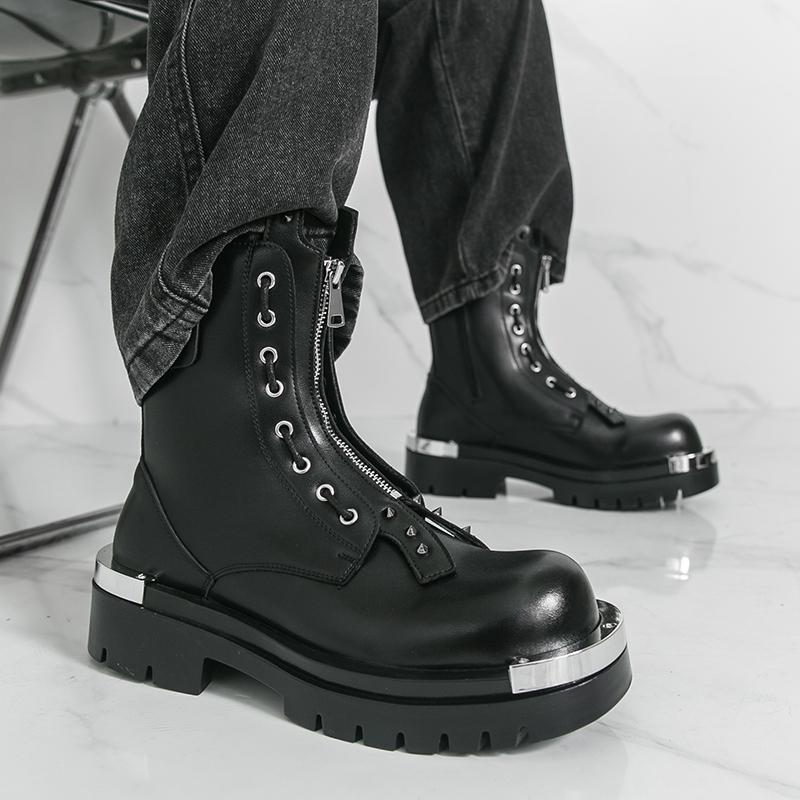 Men's thick soled boots Design - Street Fashion Walk 评论和价格
