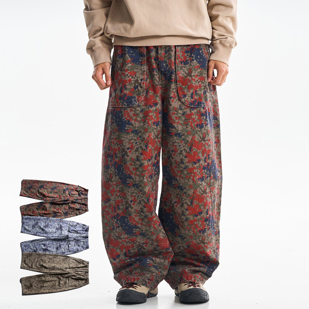 High Quality Print Cotton Carg - Cargo Pant Wide 评论和价格
