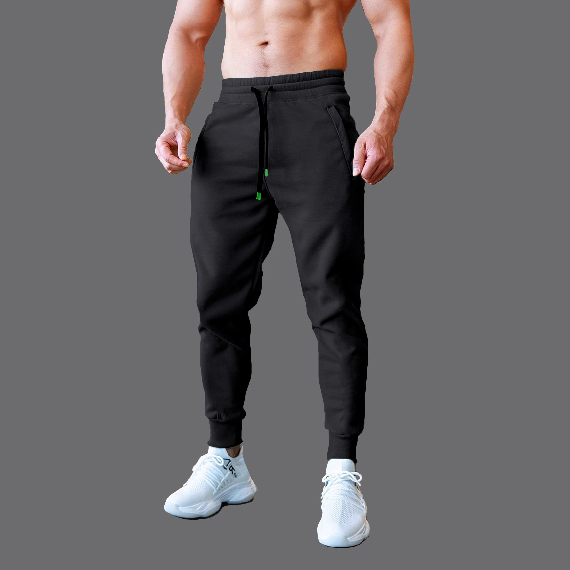 Men's Fitness Sweatpants Cotto - Running Pant Jogger 评论和价格
