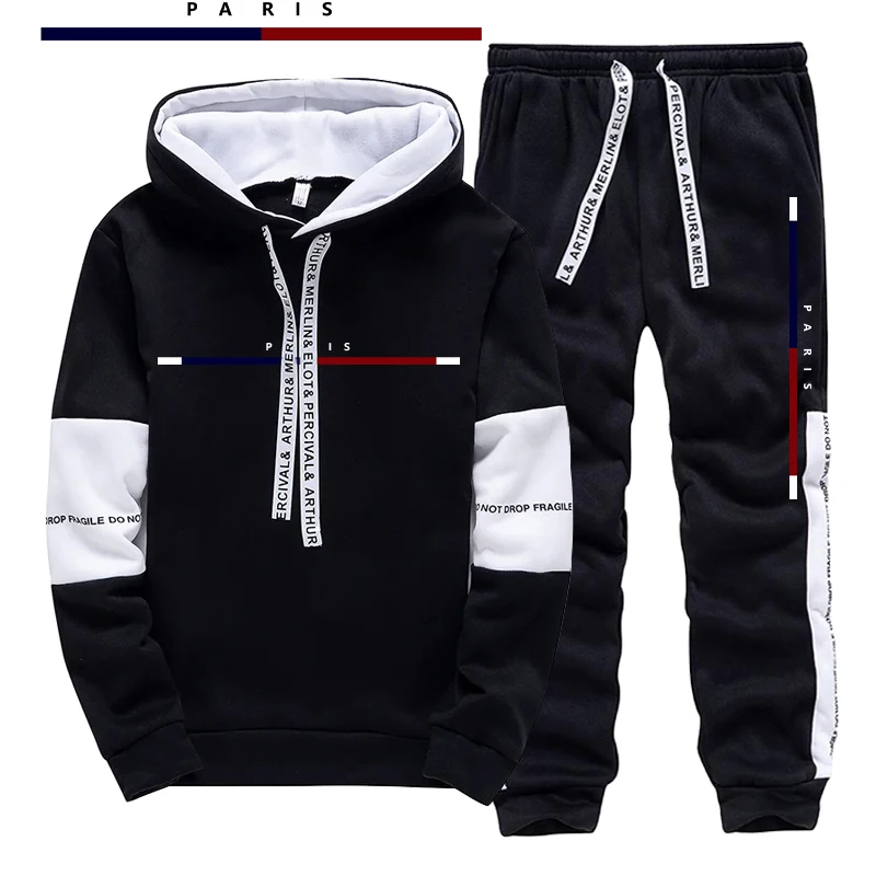 Paris Fashion Printed Men's Se - Street Fashion Trends 评论和价格