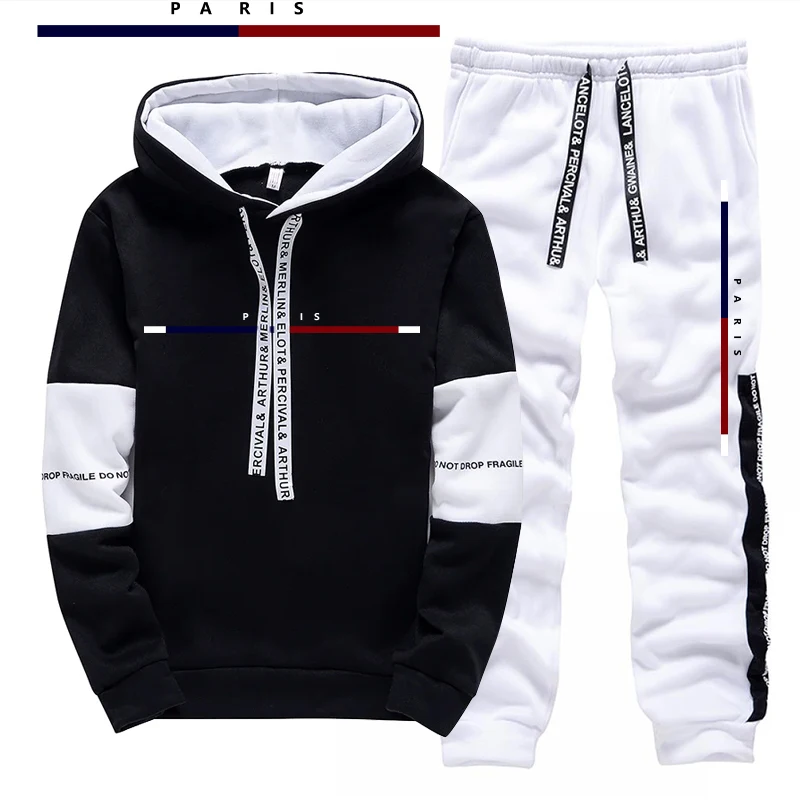 Paris Fashion Printed Men's Se - Street Fashion Trends 评论和价格