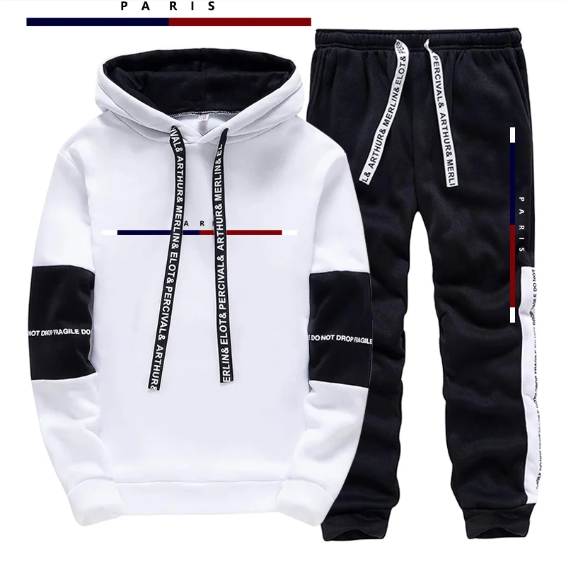 Paris Fashion Printed Men's Se - Street Fashion Trends 评论和价格
